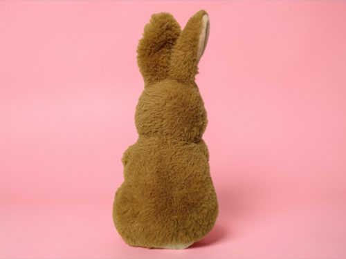 Huncut nyuszi plüss figura, 25 cm – használt, jó állapotban (A7)