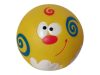Vidám arcú sárga labda, 11 cm – használt (G2)