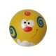 Vidám arcú sárga labda, 11 cm – használt (G2)