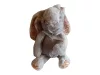 Szürke nyuszi plüssfigura, 20 cm - jó állapotú (C1) 