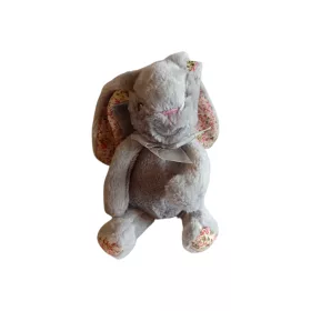 Szürke nyuszi plüssfigura, 20 cm - jó állapotú (C1) 
