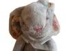 Szürke nyuszi plüssfigura, 20 cm - jó állapotú (C1) 