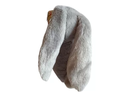 Szürke nyuszi plüssfigura, 20 cm - jó állapotú (C1) 