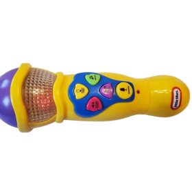   Használt jó állapotú angol nyelvű Little tikes zenélő mikrofon (B2)