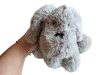 Szürke kutya plüssfigura – 20 cm, újszerű (D1)