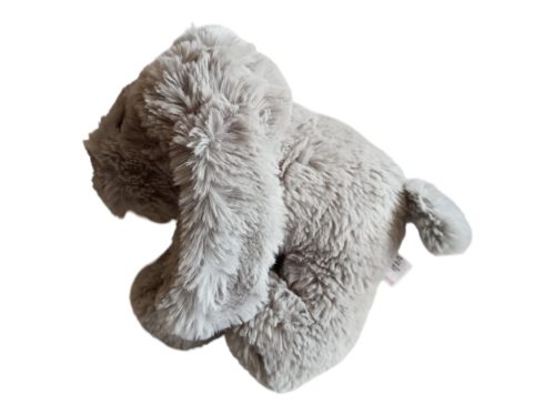 Szürke kutya plüssfigura – 20 cm, újszerű (D1)