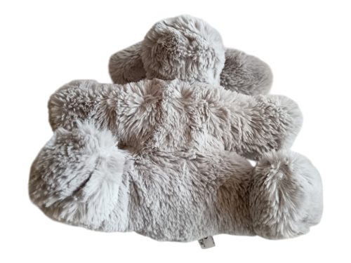 Szürke kutya plüssfigura – 20 cm, újszerű (D1)