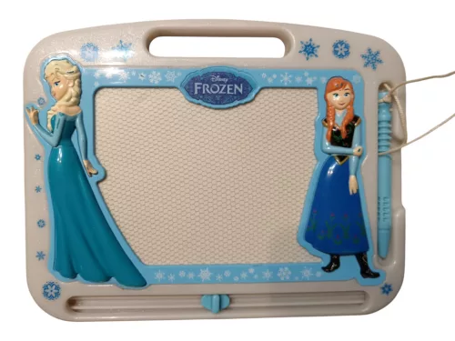 Disney Frozen készségfejlesztő mágnestáblás könyv – jó állapotú (A1)
