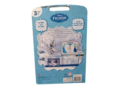 Disney Frozen készségfejlesztő mágnestáblás könyv – jó állapotú (A1)