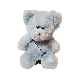 Kék plüss maci újszerű - 30 cm (E3)