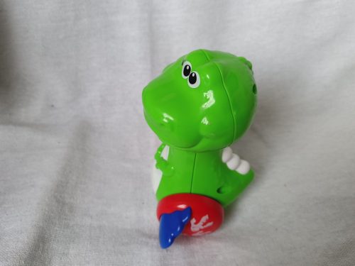 Guruló dinoszaurusz figura – használt jó állapotú, 13 cm  (G1)