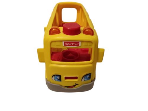 Fisher-Price zenélő kisbusz figura nélkül– 27 cm – jó állapotban (G3)