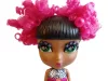 Jada Toys Cutie Pops Swirly Brights Magenta baba pink göndör hajjal, 26 cm – jó állapotú (D3)