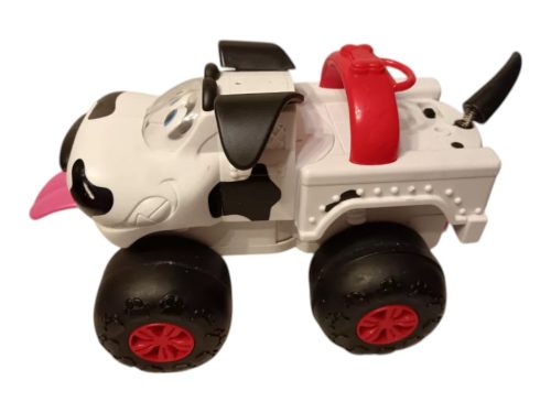 Street Dogs ütközős, beszélő dalmata kutyás autó - 30cm, jó állapotú (távirányító nélkül) (G3)