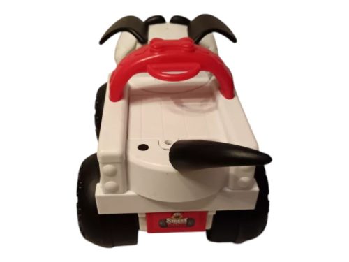 Street Dogs ütközős, beszélő dalmata kutyás autó - 30cm, jó állapotú (távirányító nélkül) (G3)