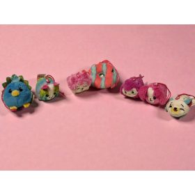   5 db Pikmi Pops plüss kulcstartó csomag (+2 ajándék figura) – használt, újszerű állapotban (G3)