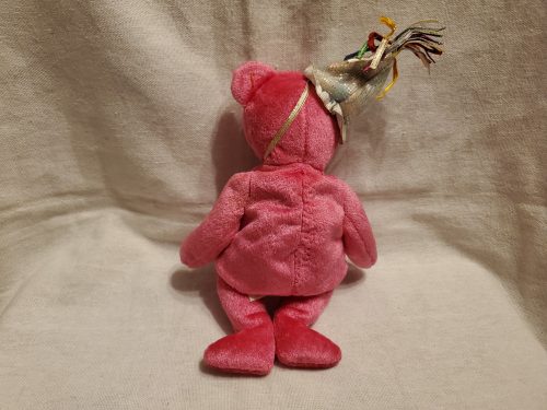 Használt Rózsaszín ty maci (e3)