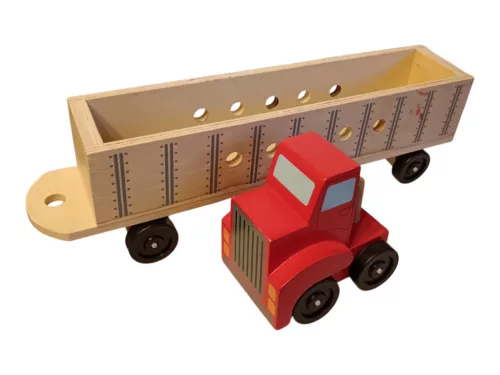 Melissa&Doug fa kamion 58 cm – használt (4)