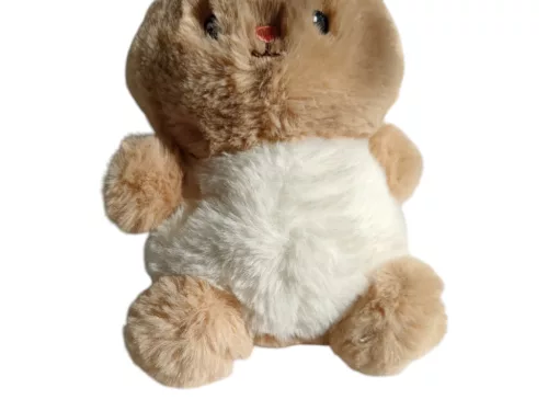 Barna nyuszi plüssjáték 25 cm – használt, újszerű (3)