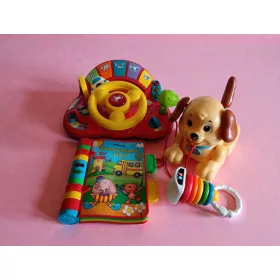   VTech és Fisher-Price fejlesztő 4 db-os játékcsomag  – jó állapotban (B1)