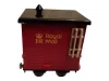Postás Pat (Postman Pat) Royal Mail postakocsi nyitható oldalfallal – 14 cm – használt, jó állapotú (H6)