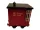 Postás Pat (Postman Pat) Royal Mail postakocsi nyitható oldalfallal – 14 cm – használt, jó állapotú (H6)