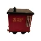 Postás Pat (Postman Pat) Royal Mail postakocsi nyitható oldalfallal – 14 cm – használt, jó állapotú (H6)