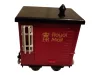 Postás Pat (Postman Pat) Royal Mail postakocsi nyitható oldalfallal – 14 cm – használt, jó állapotú (H6)