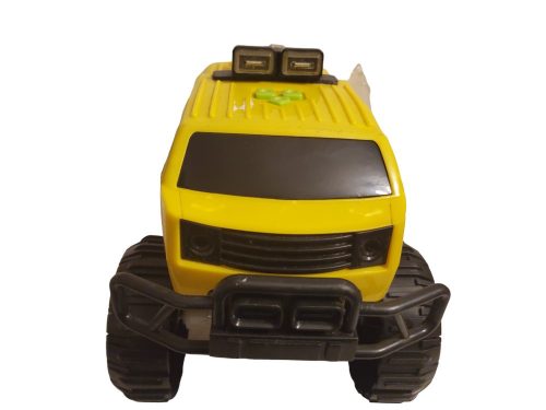 Sárga zenélő terepjáró 25 cm - jó állapotban (c2)