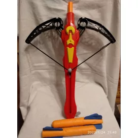   Játék számszeríj 3 szivacslövedékkel – használt jó állapotú (kb. 50 cm) (a5)