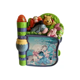   VTech Disney Micimackó Slide 'n Learn Storybook interaktív angol nyelvű mesekönyv, 21 cm – használtabb állapotú  (D6)