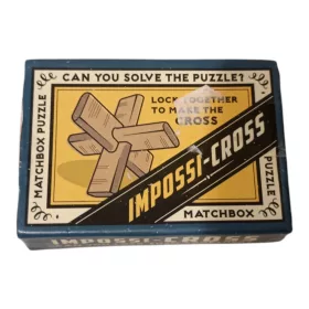 Matchbox Puzzle ördöglakat 7 cm - újszerű (B1)