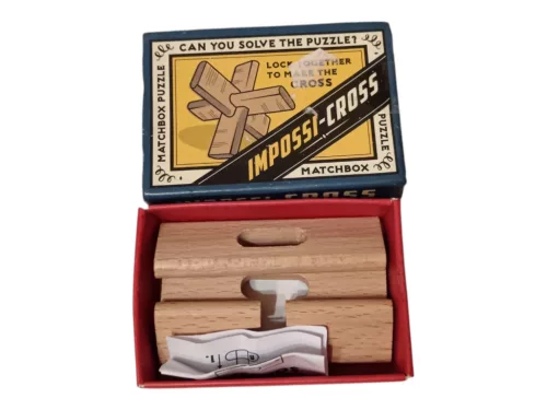 Matchbox Puzzle ördöglakat 7 cm - újszerű (B1)