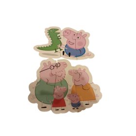   Peppa malac és vegyes oktató kirakó szett – használt, gyűröttebb állapotban  (sz)