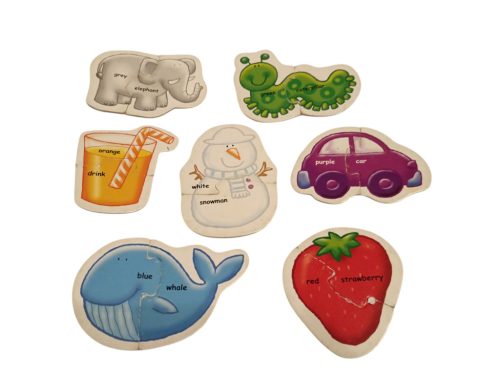 Peppa malac és vegyes oktató kirakó szett – használt, gyűröttebb állapotban  (sz)