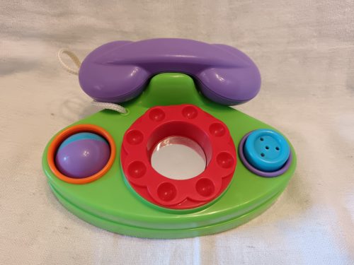 Játék telefon, 18 cm – használt, újszerű állapotban (B2)