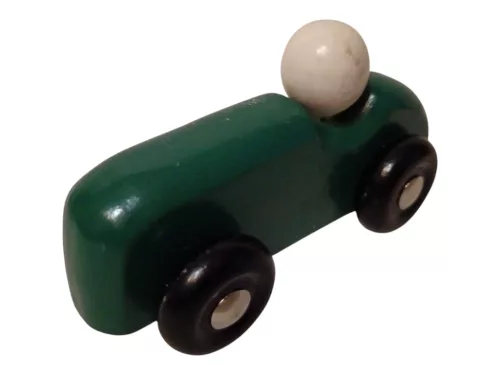 Vilac fa versenyautó / kisautó, 12 cm - használtabb (E4)
