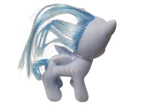 Használt jó állapotú kék szárnyas póni kék sörénnyel (a6) 