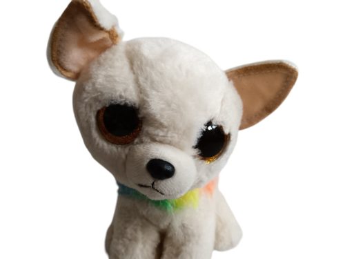 Ty csivava kutyus plüssfigura – 17 cm, jó állapotú (D1)