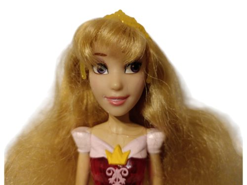 Disney Csipkerózsika baba, 27 cm – használt (D2)