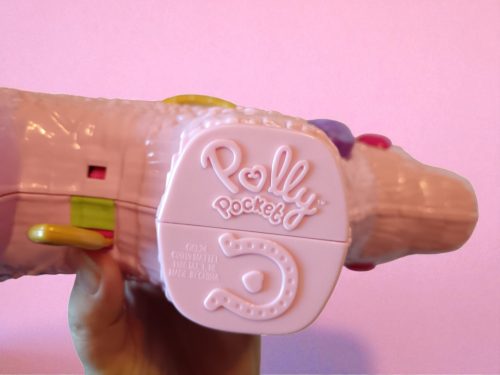 Polly Pocket unikornis kastély játékszett, 30×25 cm – használt, újszerű állapotban (G2) 