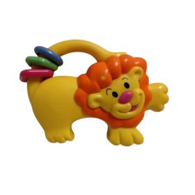 Oroszlános baba csörgő, 11 cm – jó állapotban (c2)