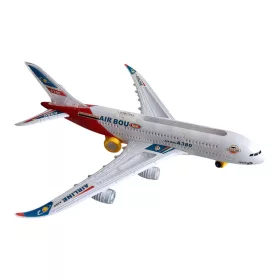   Airbus A380 zenélő, világító, önjáró játékrepülőgép 45×45 cm – használt, jó állapotban
