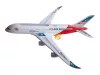 Airbus A380 zenélő, világító, önjáró játékrepülőgép 45×45 cm – használt, jó állapotban