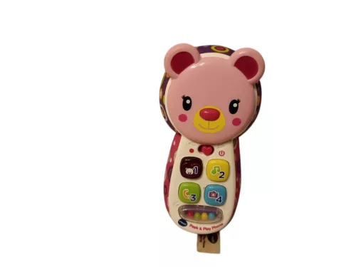 VTech Peek & Play babatelefon, 16 cm – jó állapotban (C3)
