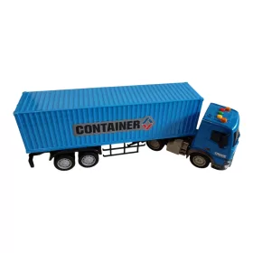   Super Wheelz Lights & Sounds Container Truck – Zenélő-világító kamion, 38 cm - jó állapotú (D3)