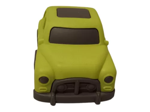 Cartoon Cars puha műanyag zöld kisautó 9 cm – újszerű (4)