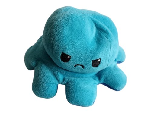 Polip kifordítható plüssfigura – 10 cm, újszerű (D1)