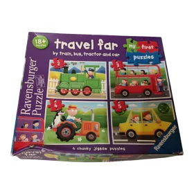   Ravensburger My First Puzzles első járműves puzzle - dobozsérült, jó állapotú (A1)