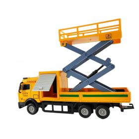 ÚJ Játék emelőkosaras teherautó 1:64
